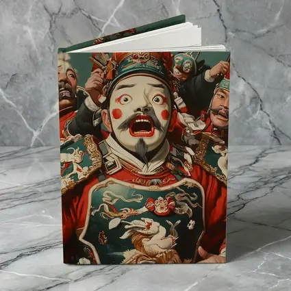 Chinese Opera Warriors Traditional Red Costume Art