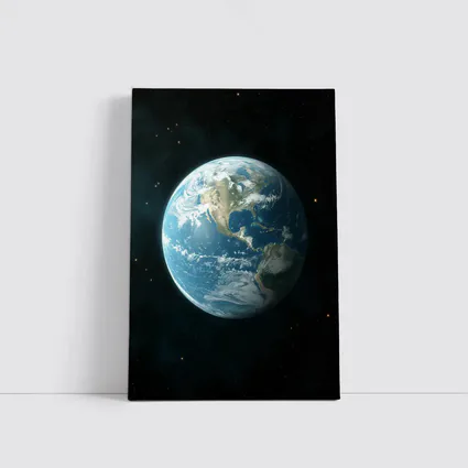 Planet Earth View From Outer Space