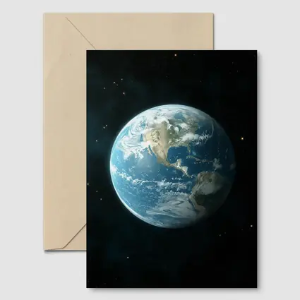Planet Earth View From Outer Space
