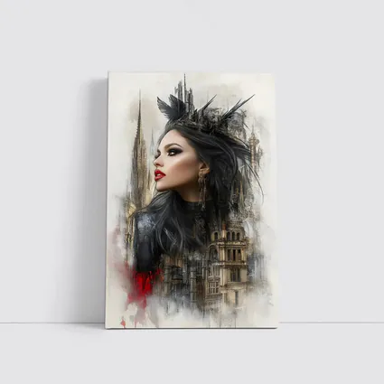 Gothic Queen Dark Fantasy Castle Art