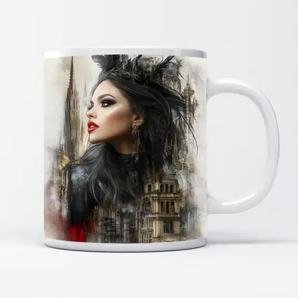 Gothic Queen Dark Fantasy Castle Art