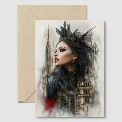 Gothic Queen Dark Fantasy Castle Art