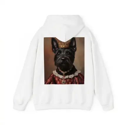 Royal Scottish Terrier Portrait Wearing Crown
