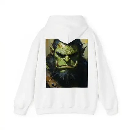 Green Orc Warrior Portrait Fantasy Art