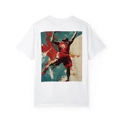 Basketball Player Dunking Retro Grunge Art