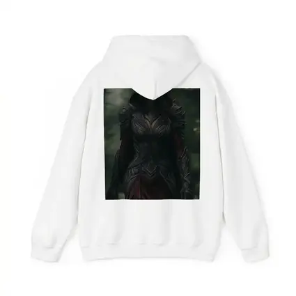 Dark Female Warrior Red Hood Forest Fantasy