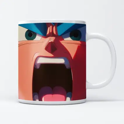 Anime Manga Character Screaming Close Up