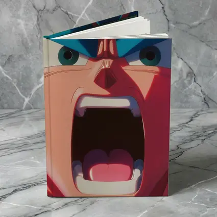 Anime Manga Character Screaming Close Up