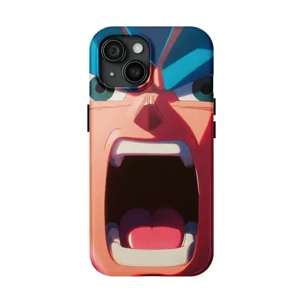 Anime Manga Character Screaming Close Up