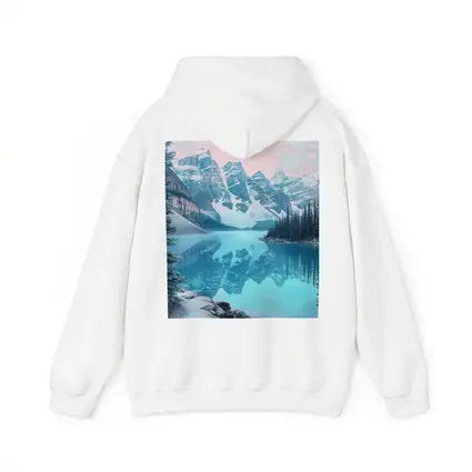 Snowy Mountain Lake Turquoise Reflection Forest