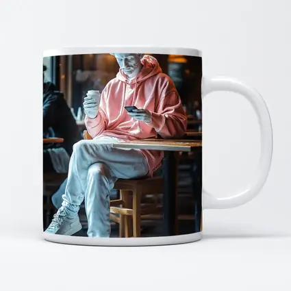 Greek Statue Streetwear Pink Hoodie Cafe