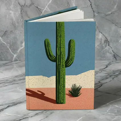 Saguaro Cactus Desert Southwest Illustration Art