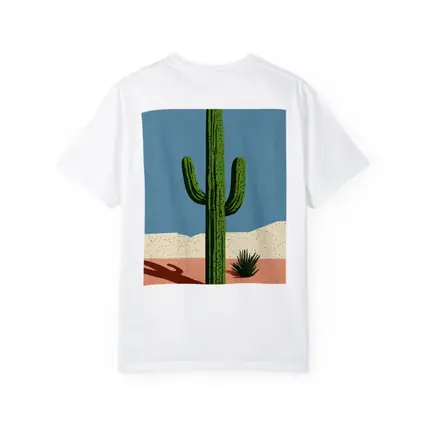 Saguaro Cactus Desert Southwest Illustration Art
