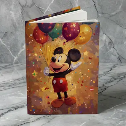Mickey Mouse Balloons Confetti Celebration Art