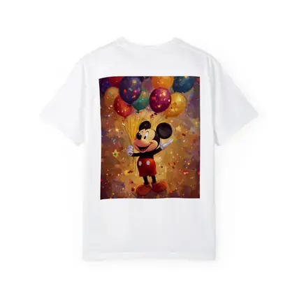Mickey Mouse Balloons Confetti Celebration Art