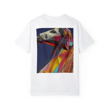 Low Poly Unicorn Rainbow Geometric Art