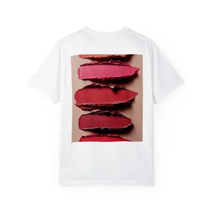 Lipstick Swatches Pink Red Tones Beige Background