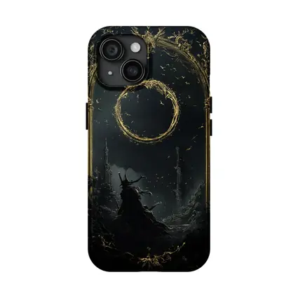 Dark Wizard Golden Circle Fantasy Art