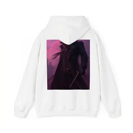 Anime Swordsman Dark Purple Cloudy Sky