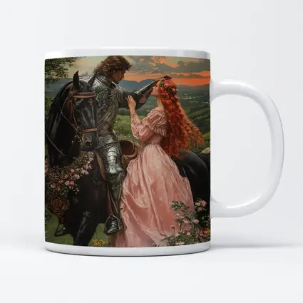 Knight and Lady Romantic Fantasy Art