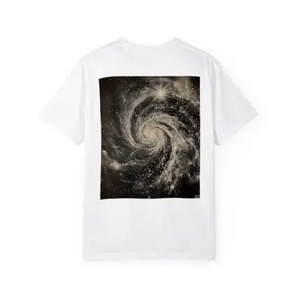 Spiral Galaxy Vintage Sepia Space Art
