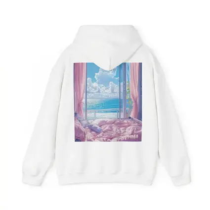 Anime Bedroom Ocean View Pink Aesthetic