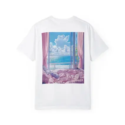 Anime Bedroom Ocean View Pink Aesthetic