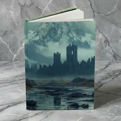 Dark Castle Ruins Misty Mountain Forest