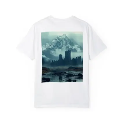 Dark Castle Ruins Misty Mountain Forest