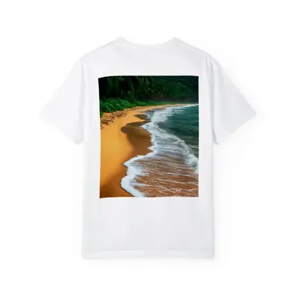 Tropical Beach Golden Sand Palm Trees