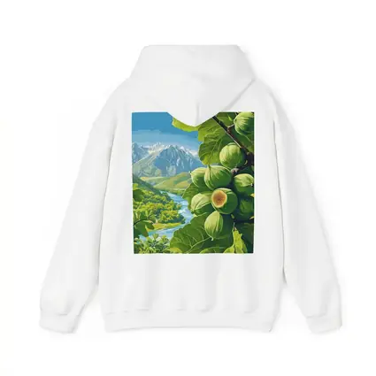 Green Figs on Branch Mountain River Landscape