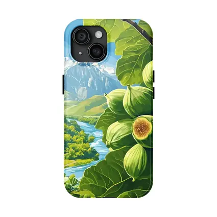 Green Figs on Branch Mountain River Landscape