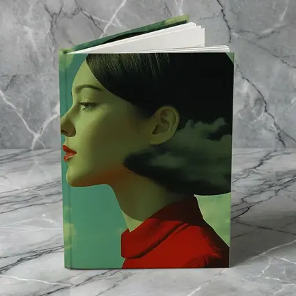 Woman Profile Surreal Sky Clouds Art