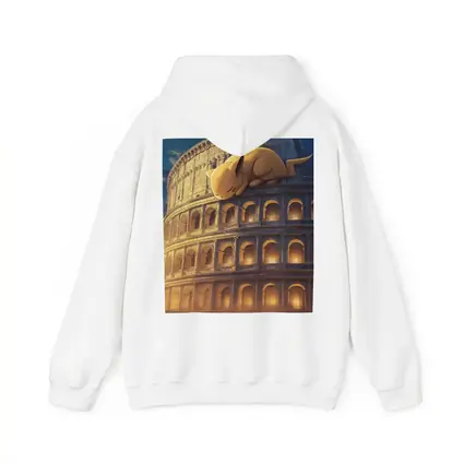 Sleeping Pikachu On Rome Colosseum Night