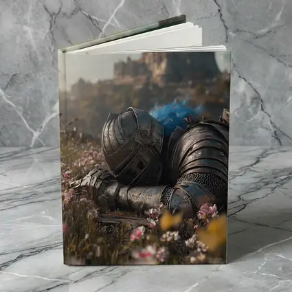 Fallen Knight Armor Castle Wildflowers Field