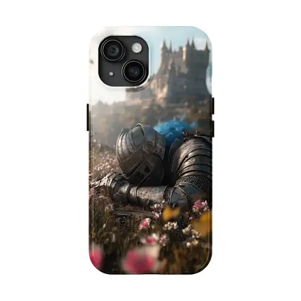 Fallen Knight Armor Castle Wildflowers Field