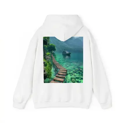 Turquoise Lake Wooden Dock Mountain Yacht