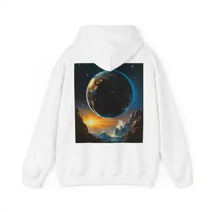 Earth From Space Cosmic Fantasy Painting