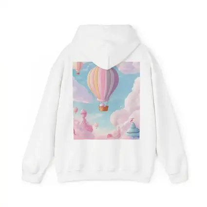 Pastel Hot Air Balloons Fantasy Sweet Sky
