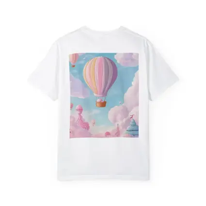 Pastel Hot Air Balloons Fantasy Sweet Sky