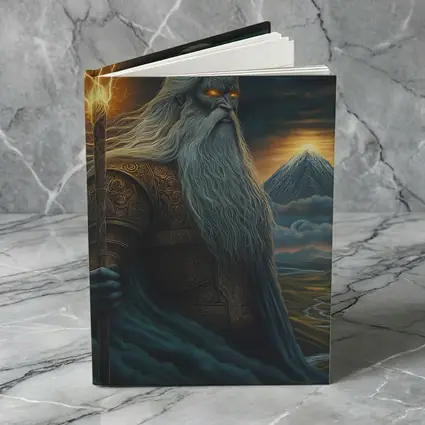 Ancient God Lightning Staff Mountain Landscape