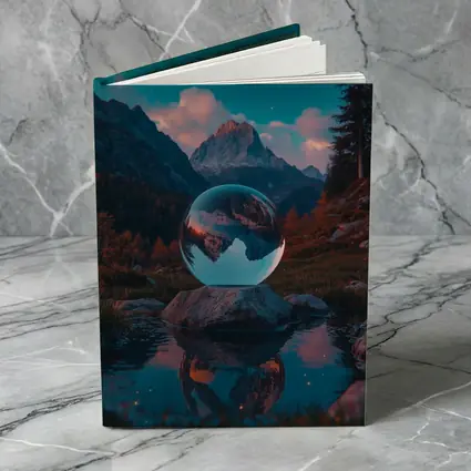 Crystal Ball Mountain Reflection Autumn Night