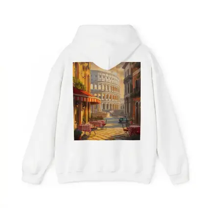 Rome Colosseum Cafe Street Scene Painting