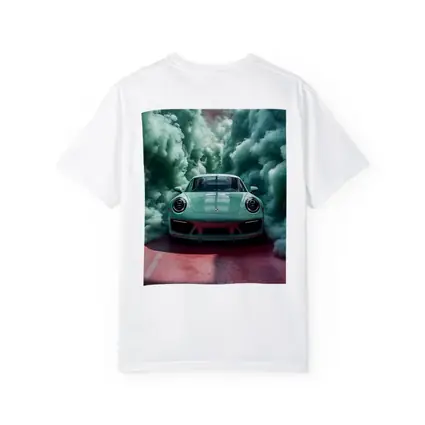 Porsche 911 Mint Green Smoke Filled Garage