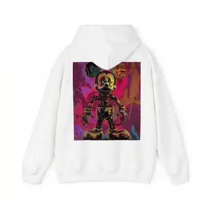 Robot Mickey Mouse Psychedelic Pop Art