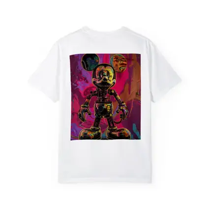 Robot Mickey Mouse Psychedelic Pop Art