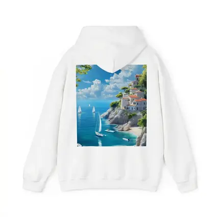 Mediterranean Coastal Cliffs Sailboats Blue Sea