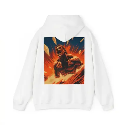 Raging Beast Explosion Fire Comic Art