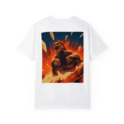 Raging Beast Explosion Fire Comic Art