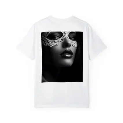 Woman Lace Masquerade Mask Black White